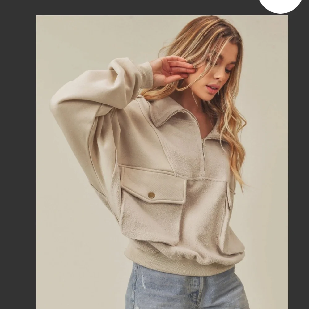 Beige Women's Crop Top - Picture 3 of 10